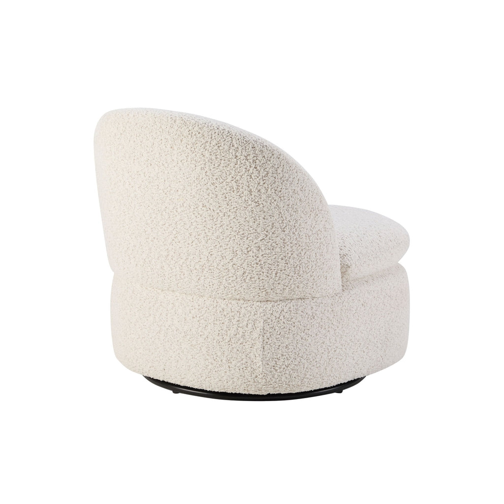 Tilly Swivel Accent Chair - Popcorn Teddy — view 4