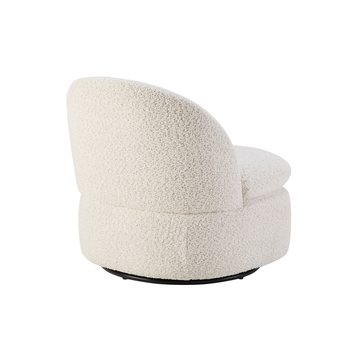 Tilly Swivel Accent Chair - Popcorn Teddy — view 4
