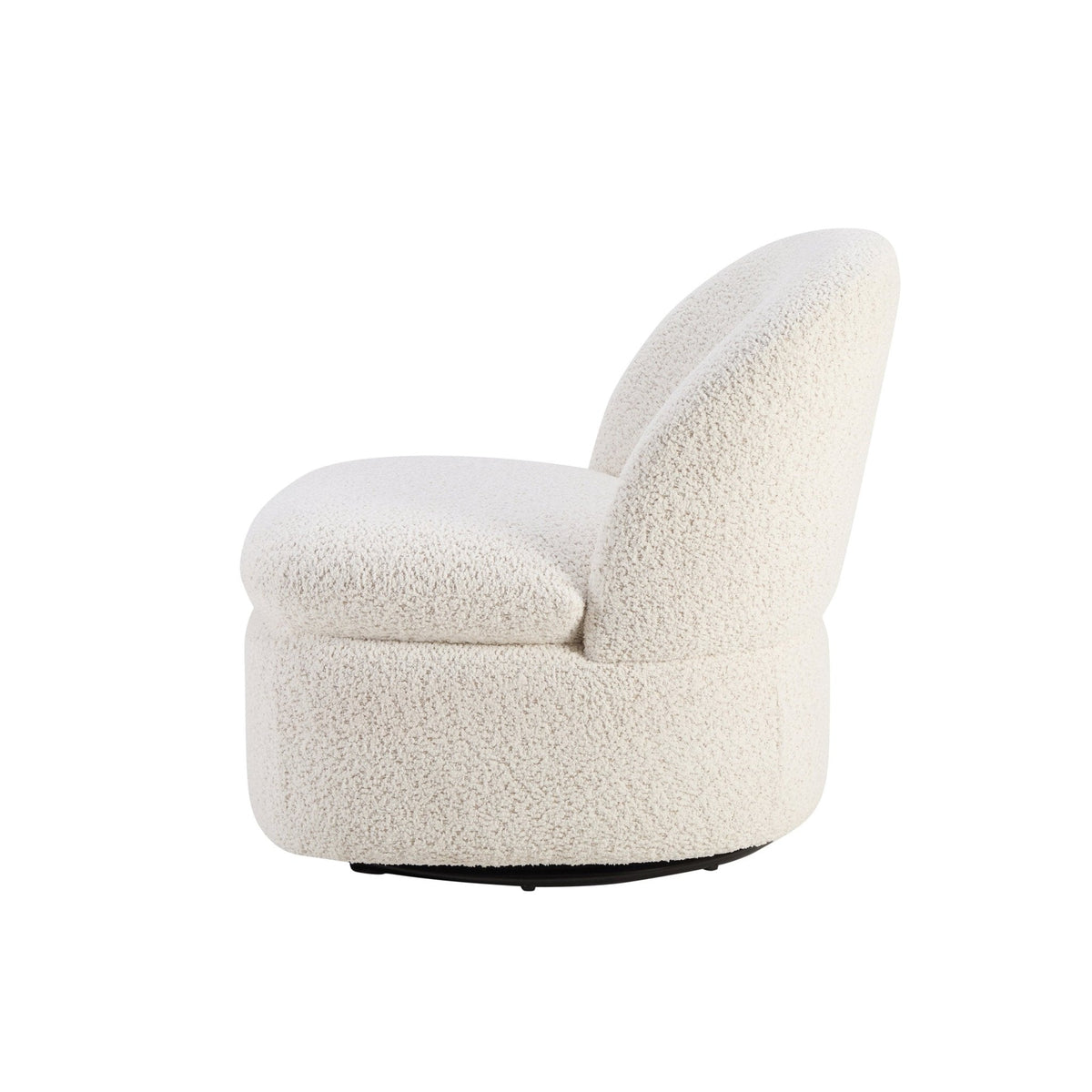 Tilly Swivel Accent Chair - Popcorn Teddy — view 5