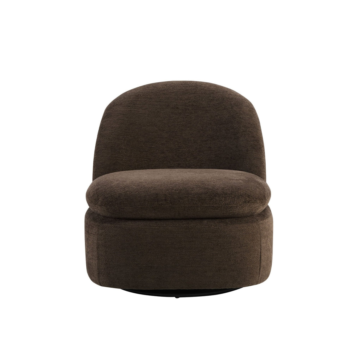 Tilly Swivel Accent Chair - Textured Cappuccino — view 3