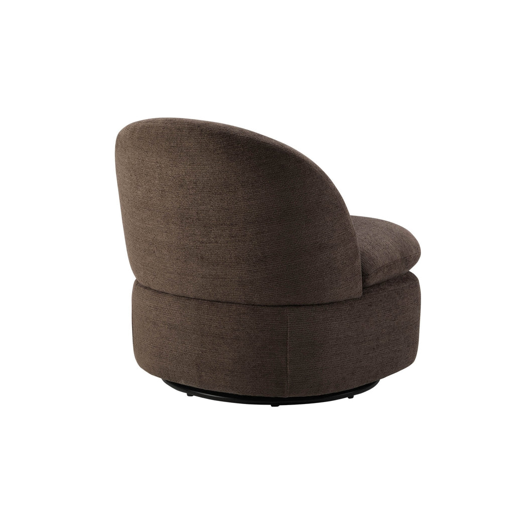 Tilly Swivel Accent Chair - Textured Cappuccino — view 5
