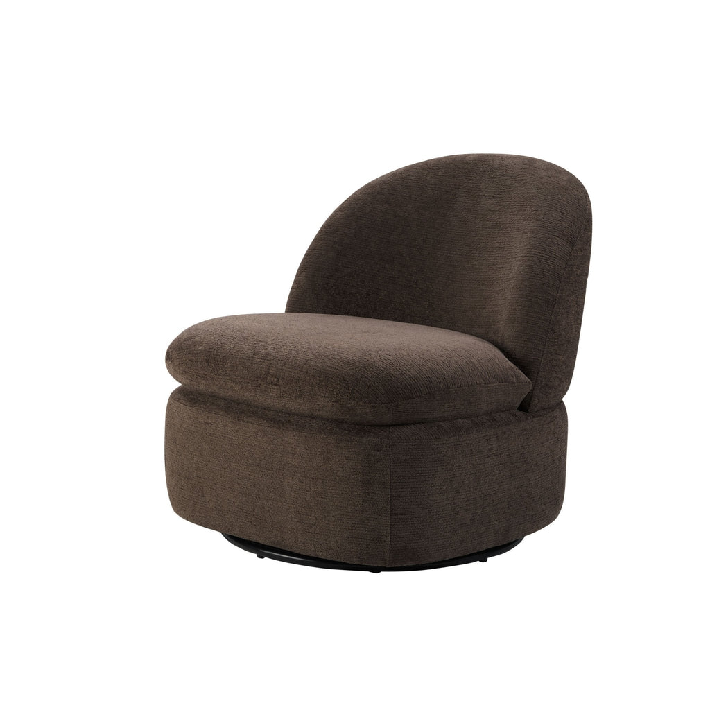 Tilly Swivel Accent Chair - Textured Cappuccino — view 4