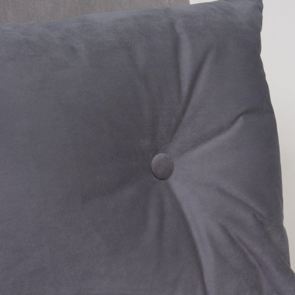 Una 2 Seater Double Sofa Bed - Grey Velvet — view 5