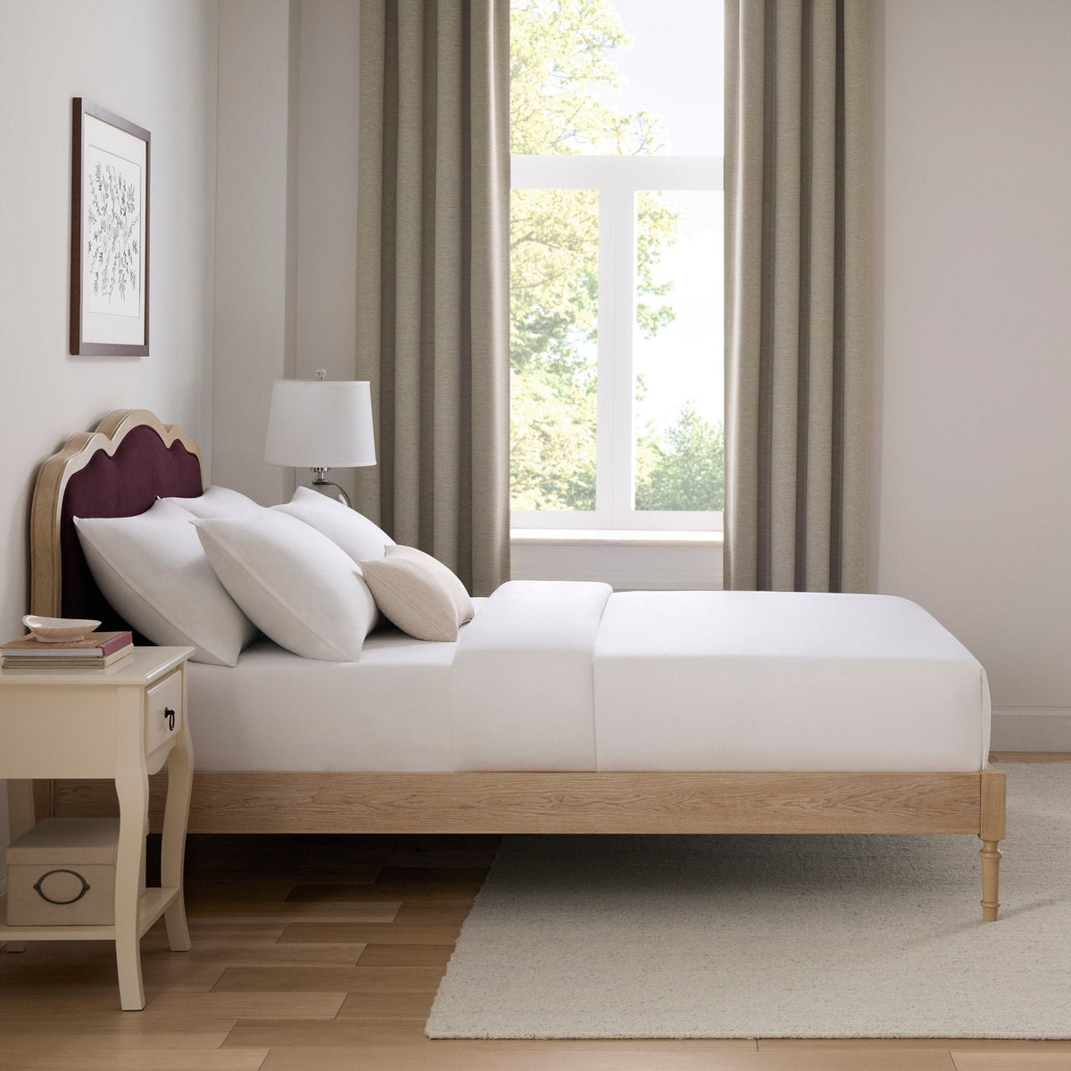 Versailles Bed Frame - Plum — view 3