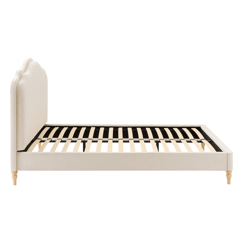 Wiltshire Bed Frame - Cream Linen — view 10