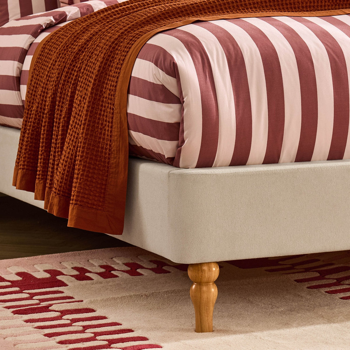 Wiltshire Bed Frame - Cream Linen — view 8