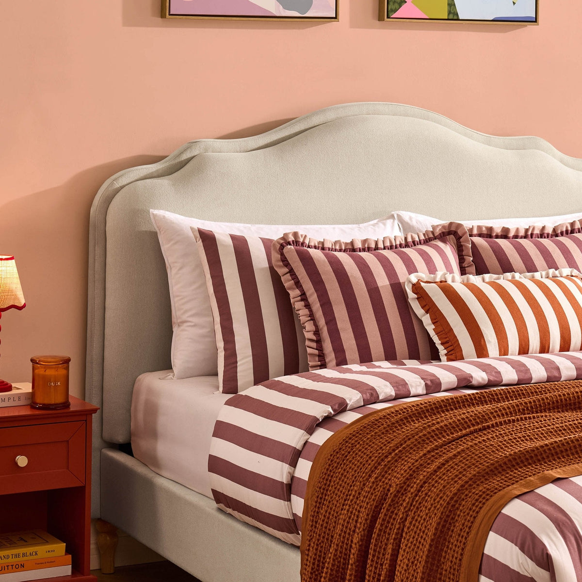 Wiltshire Bed Frame - Cream Linen — view 7