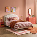 Wiltshire Bed Frame - Cream Linen — bed frame from 2nd Time Around