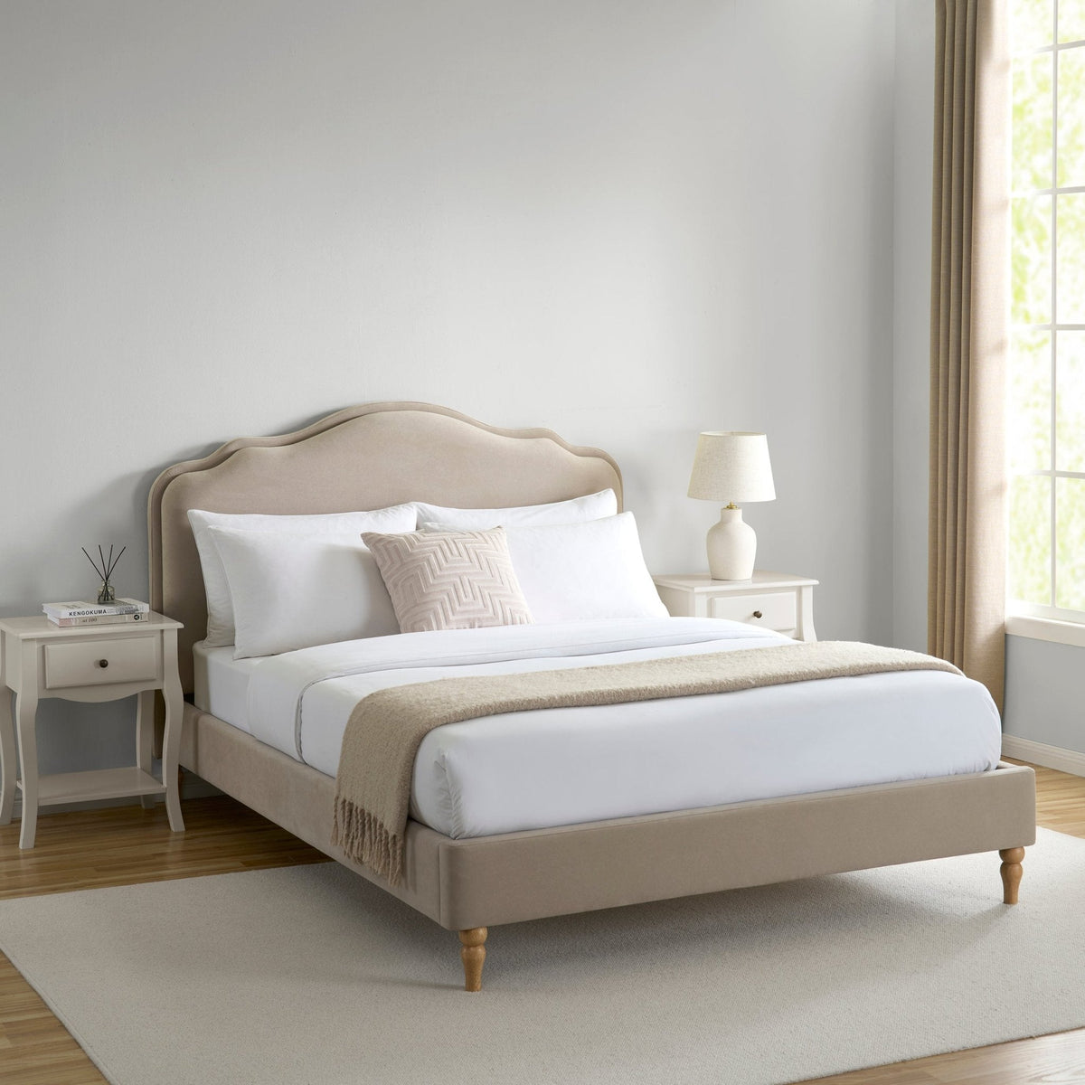 Wiltshire Bed Frame - Stone — view 5